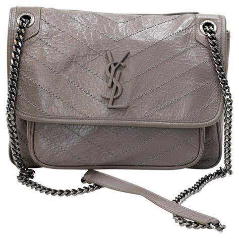 ysl niki medium fog|YSL niki bag review.